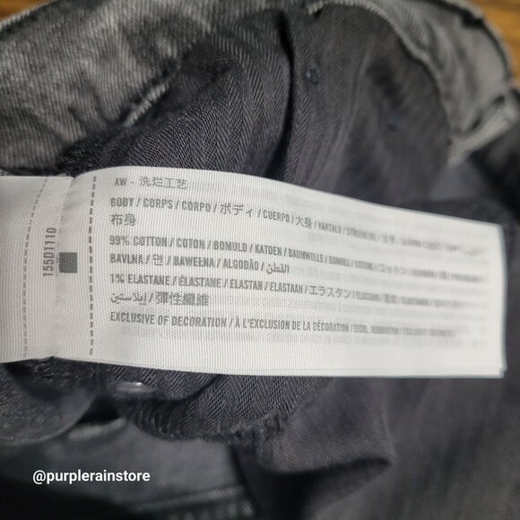 Abercrombie & Fitch Jeans 12 Curve Love Ankle Straight Ultra High Rise Charcoal - Picture 4 of 10